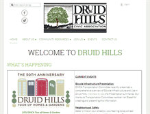 Tablet Screenshot of druidhills.org